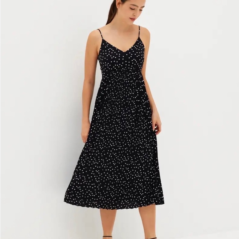 Love Bonito - Indya Polka Dot Pleated Dress